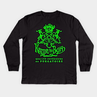 Krma To Burn - Qualité supèrieure du Purgatoire Kids Long Sleeve T-Shirt